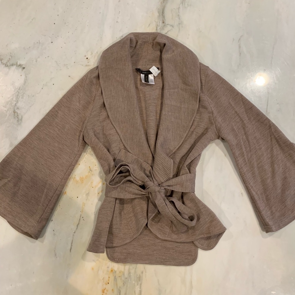 BCBGMaxAzria size S tan sweater